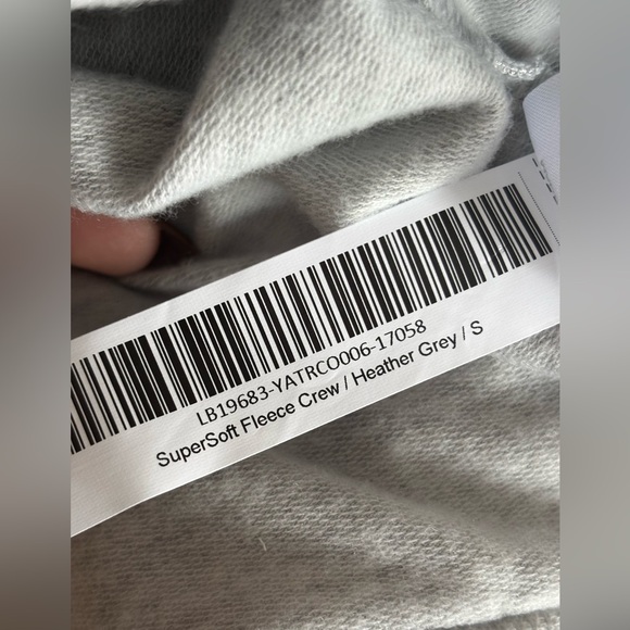 Quince SuperSoft Fleece Crew Sweatshirt Heather Grey Size S - Picture 9 of 10
